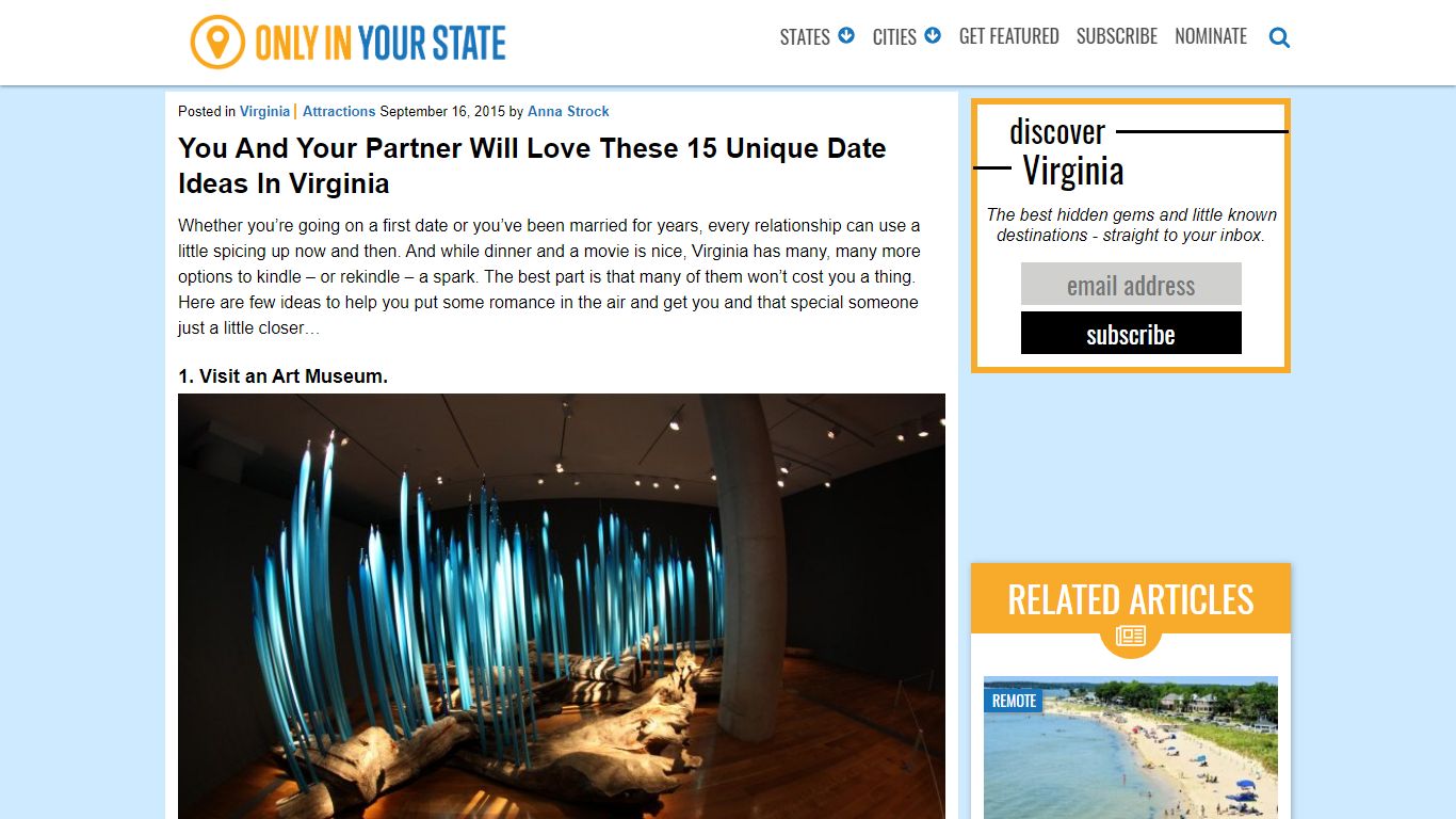 You'll Love These 15 Unique Date Ideas In Virginia - OnlyInYourState